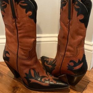 Women’s Authentic Real Leather Cowboy Boots